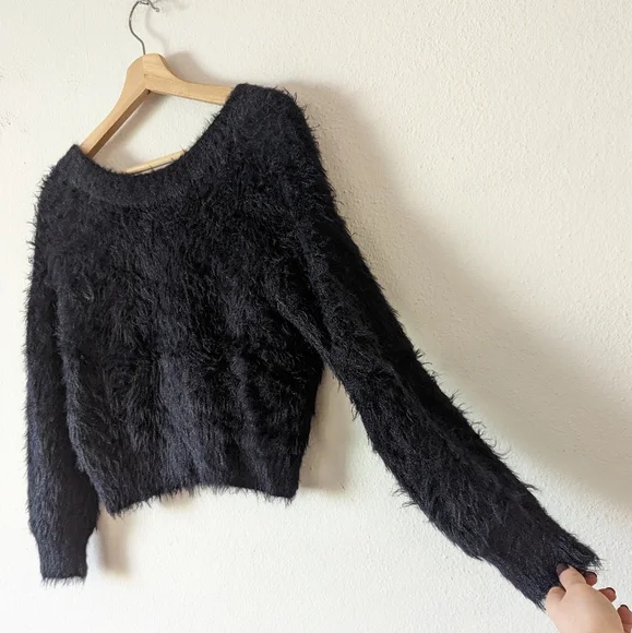 Urban Outfitters Elsa Fuzzy Surplice Sweater - Picture 3 of 8